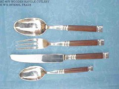 Wooden handle Cutlery